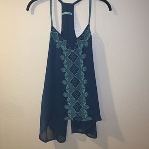 Flowy Navy Dress Tank